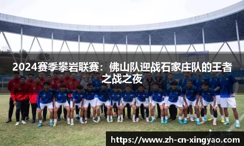 2024赛季攀岩联赛：佛山队迎战石家庄队的王者之战之夜
